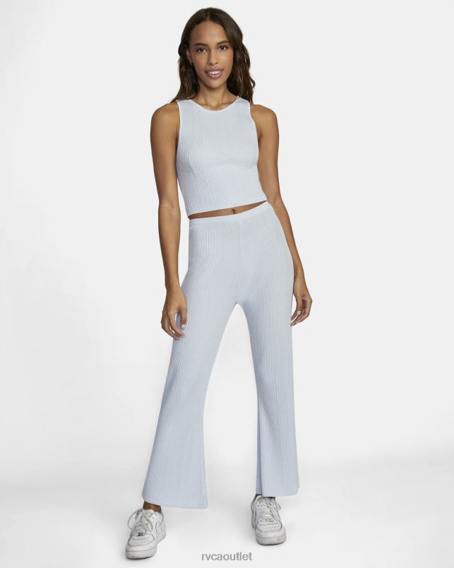 Clothing V84B1585 halogen blue RVCA Women Swerve Flared Pants