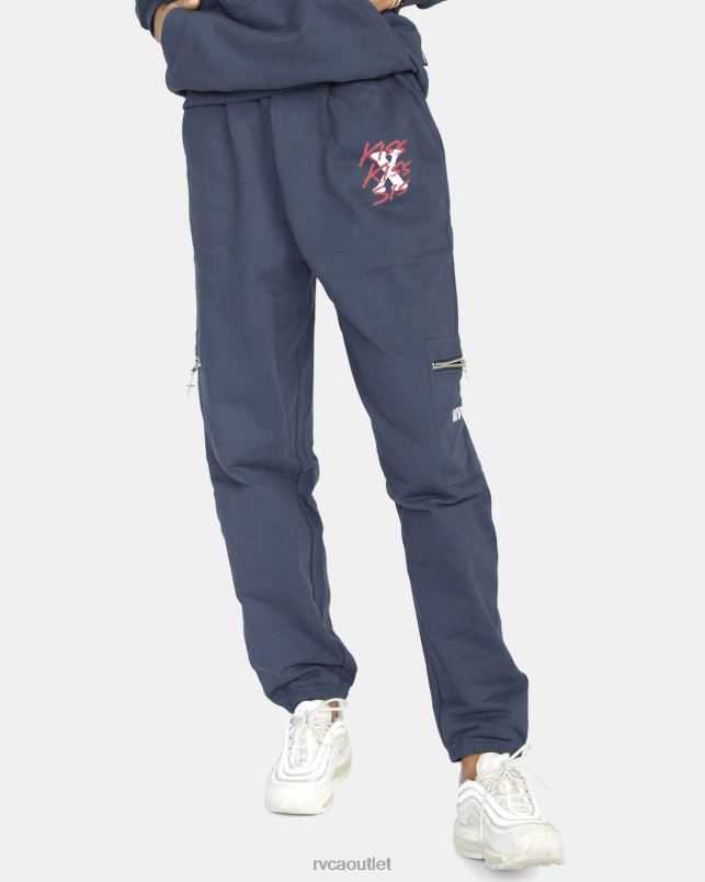 Clothing V84B1636 moody blue RVCA Women Maxwell Sweatpants