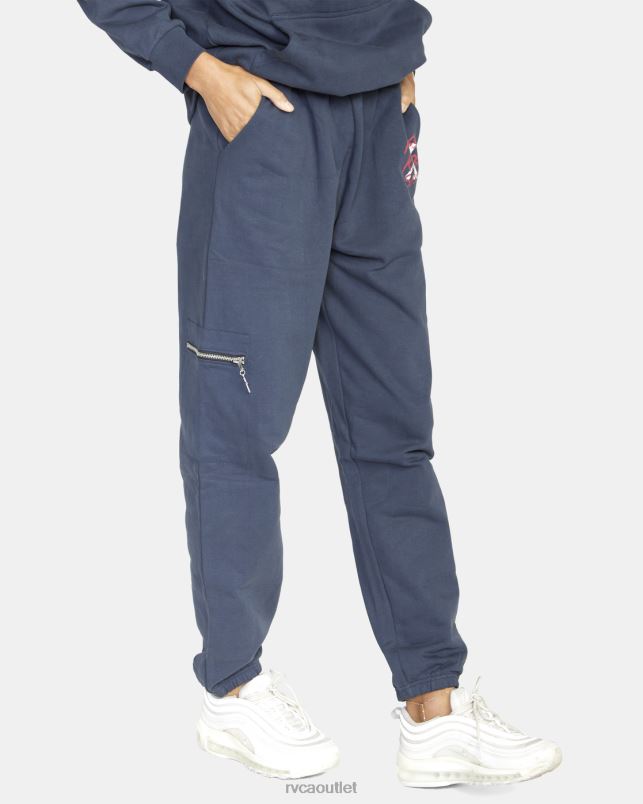 Clothing V84B1636 moody blue RVCA Women Maxwell Sweatpants