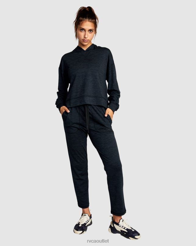 Clothing V84B1648 black heather RVCA Women C-Able Workout Pants