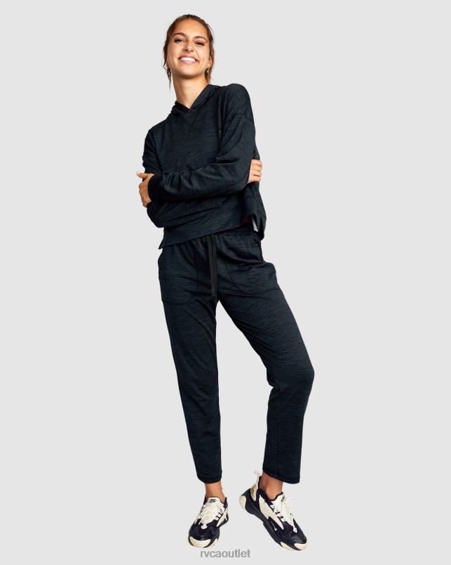 Clothing V84B1648 black heather RVCA Women C-Able Workout Pants