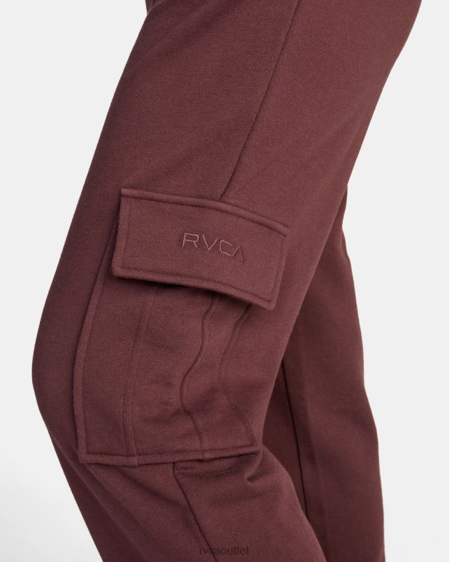 Clothing V84B1689 espresso RVCA Women Test Drive Cargo Sweatpants