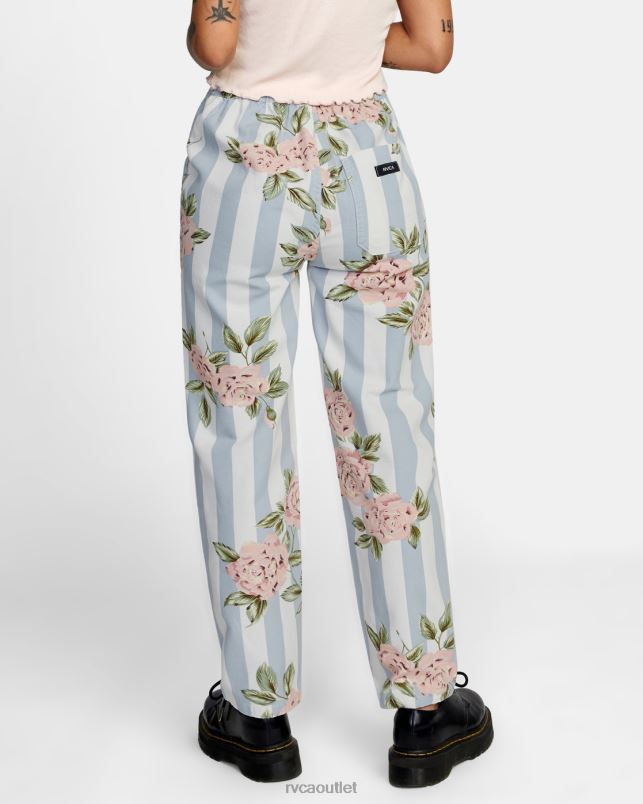 Clothing V84B1721 cloud RVCA Women Scrunchie High Waist Pants