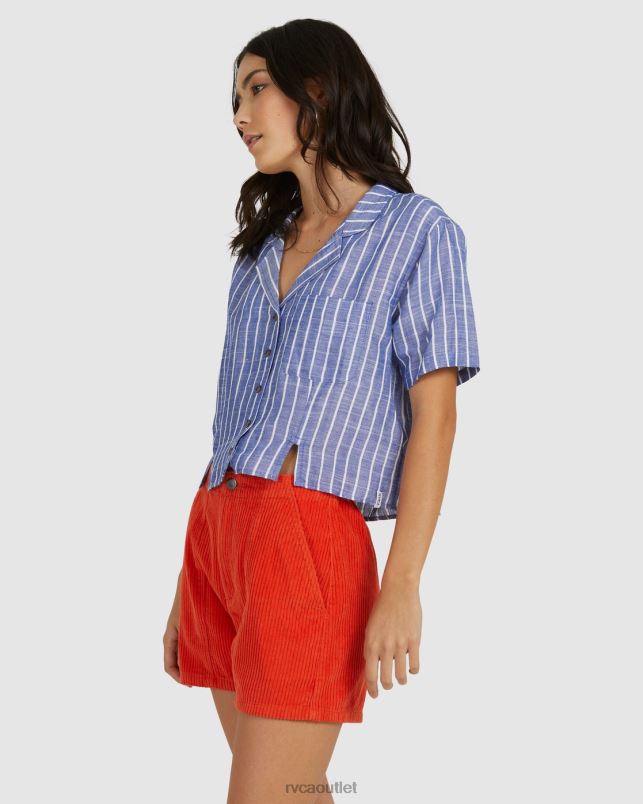 Clothing V84B1564 ultramarine RVCA Women Nautycal Vacay Shirt