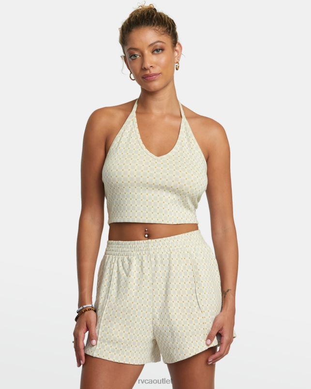 Clothing V84B1120 cloud RVCA Women Marina Elastic Shorts