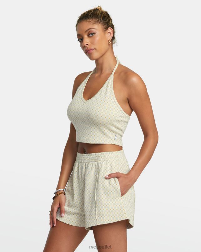 Clothing V84B1120 cloud RVCA Women Marina Elastic Shorts