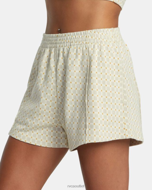 Clothing V84B1120 cloud RVCA Women Marina Elastic Shorts