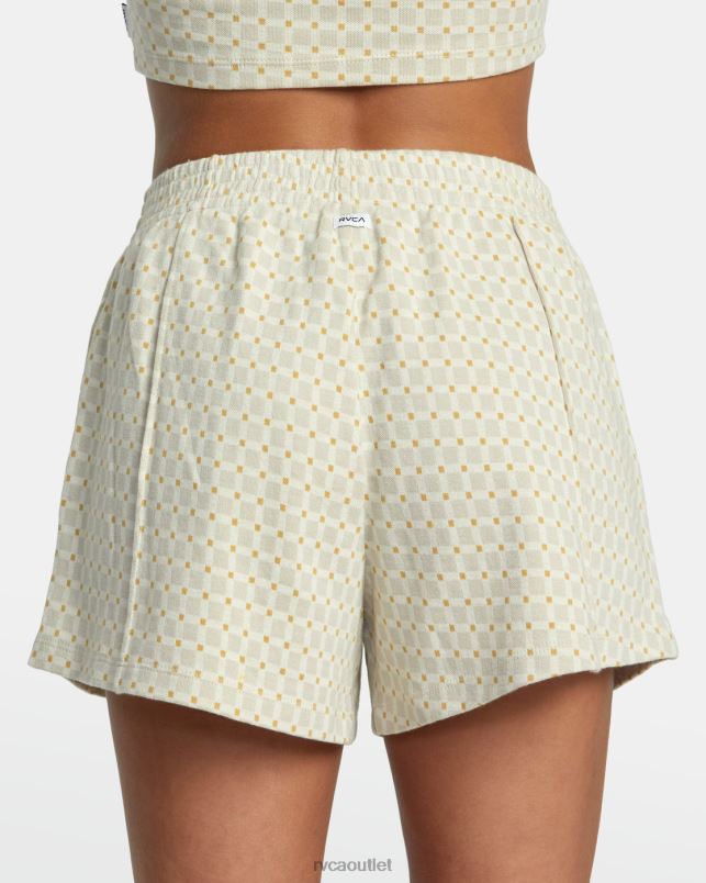 Clothing V84B1120 cloud RVCA Women Marina Elastic Shorts