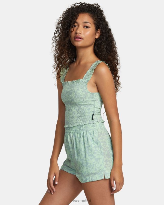 Clothing V84B1162 seafoam RVCA Women Sawyer Eco Viscose Shorts