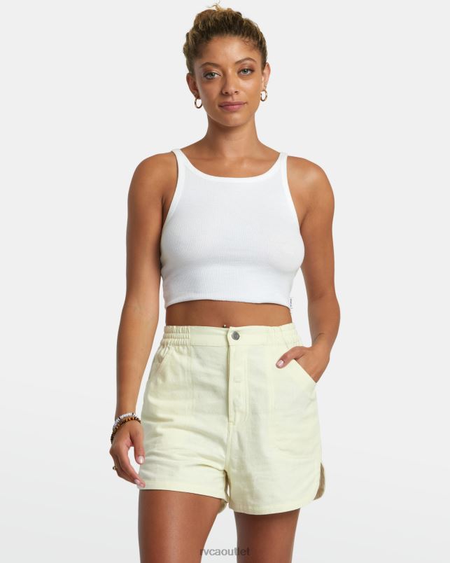 Clothing V84B1188 natural RVCA Women Venice Canvas Canvas Shorts
