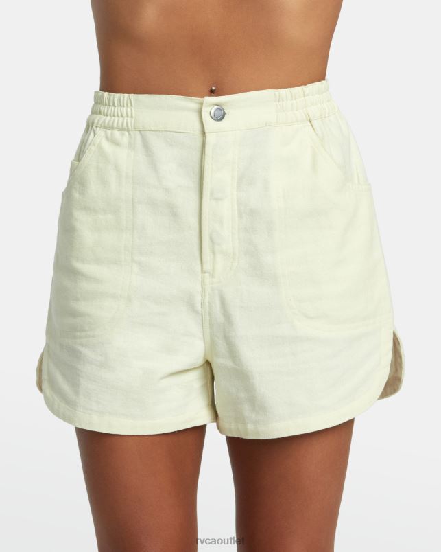 Clothing V84B1188 natural RVCA Women Venice Canvas Canvas Shorts