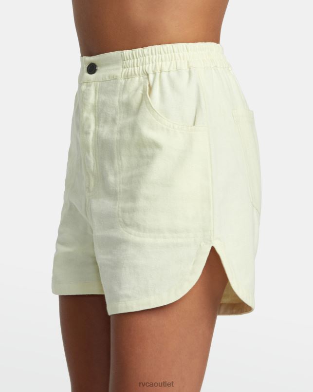 Clothing V84B1188 natural RVCA Women Venice Canvas Canvas Shorts