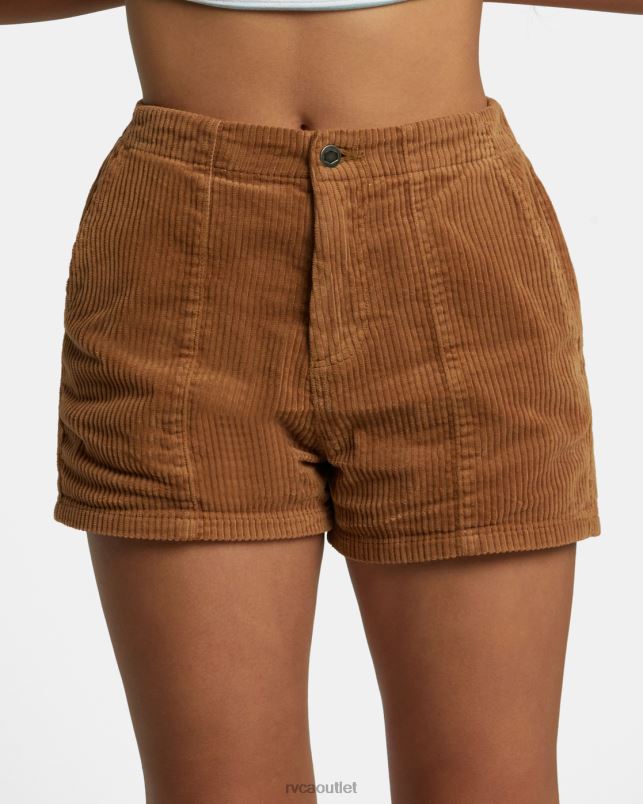 Clothing V84B1195 sienna RVCA Women Daylight Corduroy Shorts
