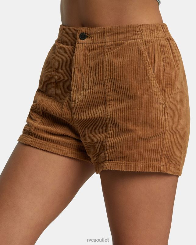 Clothing V84B1195 sienna RVCA Women Daylight Corduroy Shorts