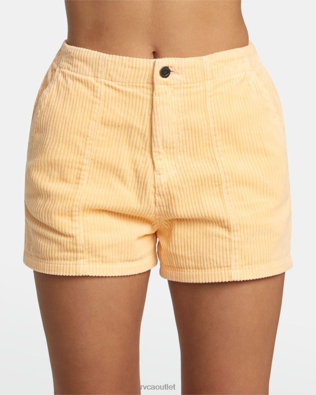 Clothing V84B1212 melon RVCA Women Daylight Corduroy Shorts