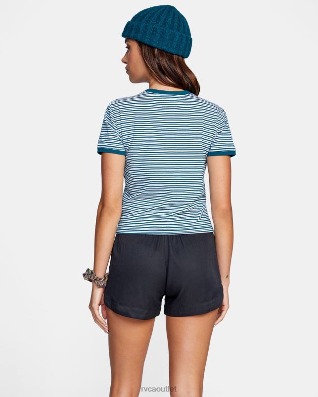 Clothing V84B1289 black RVCA Women New Yume Elastic Short