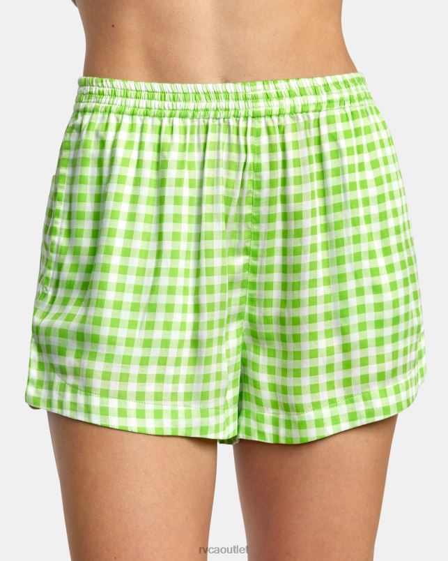Clothing V84B1363 green flash RVCA Women Sawyer Woven Shorts