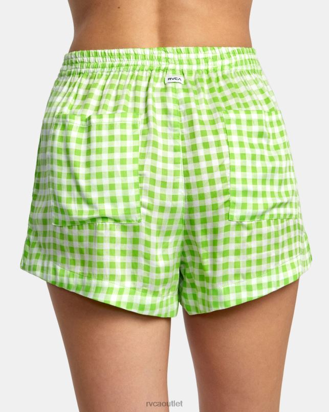 Clothing V84B1363 green flash RVCA Women Sawyer Woven Shorts