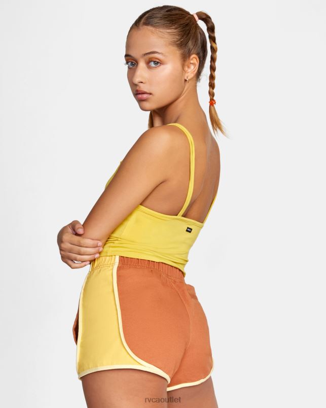 Clothing V84B1457 amber RVCA Women Roller Shorts