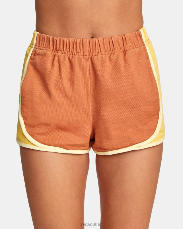 Clothing V84B1457 amber RVCA Women Roller Shorts