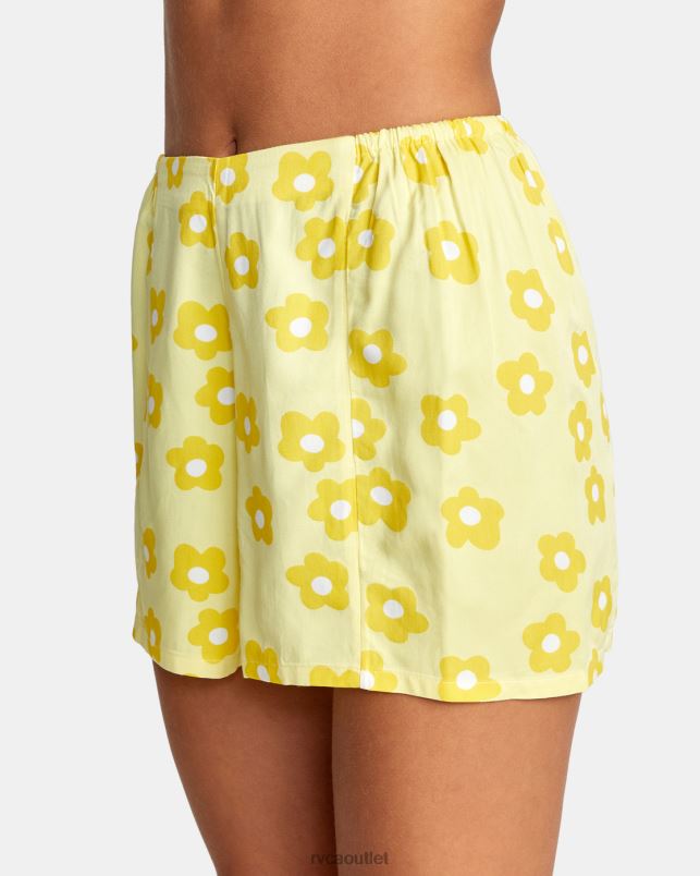 Clothing V84B1460 pineapple RVCA Women Daze Shorts