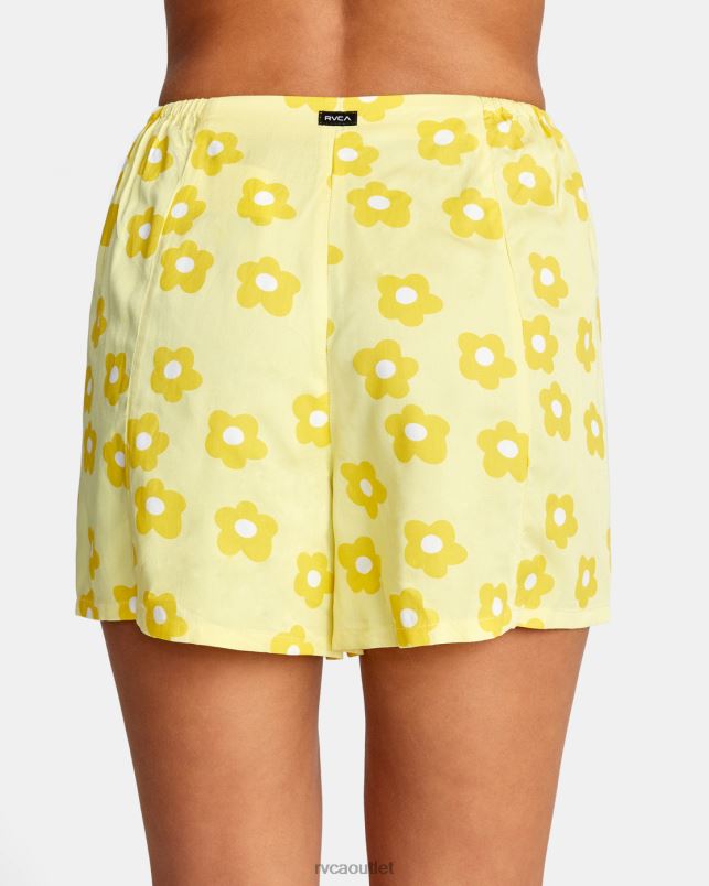 Clothing V84B1460 pineapple RVCA Women Daze Shorts