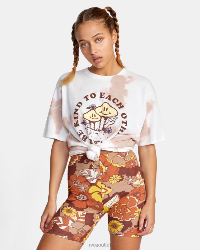 Clothing V84B1467 cappuccino RVCA Women Push It Bike Shorts