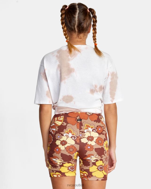 Clothing V84B1467 cappuccino RVCA Women Push It Bike Shorts