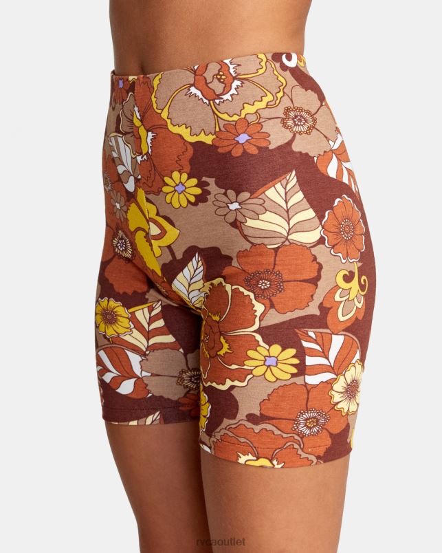 Clothing V84B1467 cappuccino RVCA Women Push It Bike Shorts
