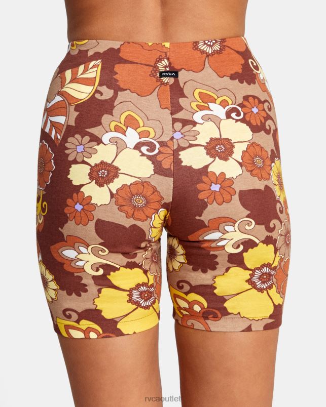 Clothing V84B1467 cappuccino RVCA Women Push It Bike Shorts