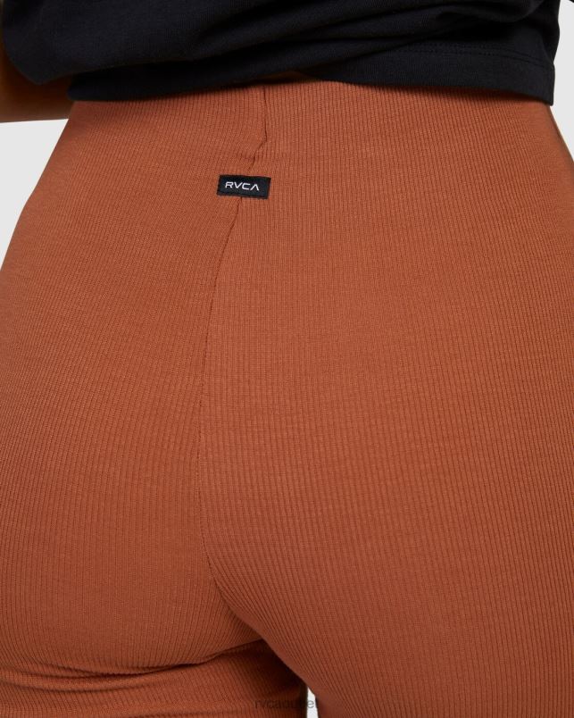 Clothing V84B1501 amber RVCA Women Push It Bike Shorts