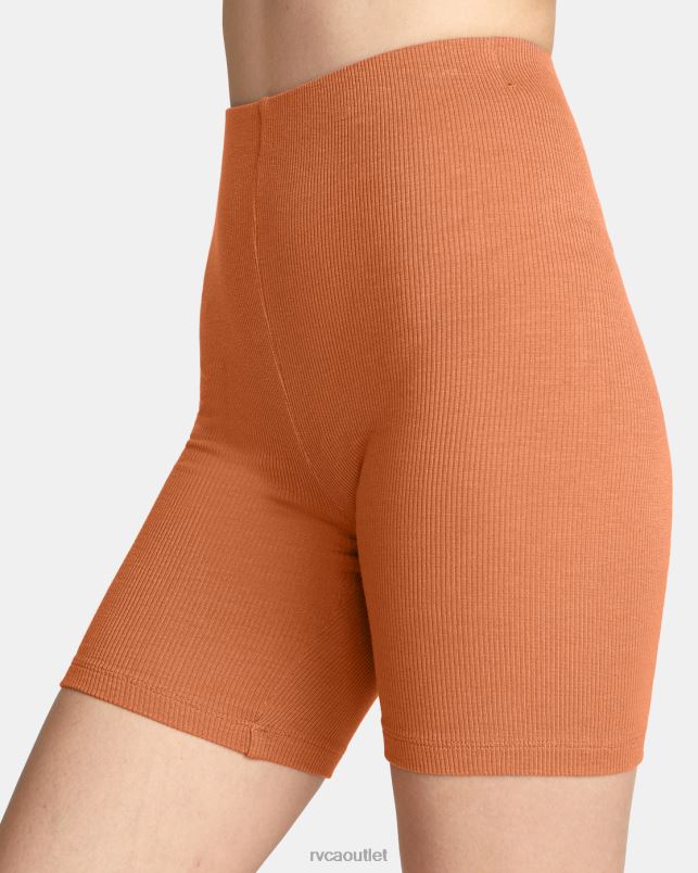 Clothing V84B1501 amber RVCA Women Push It Bike Shorts