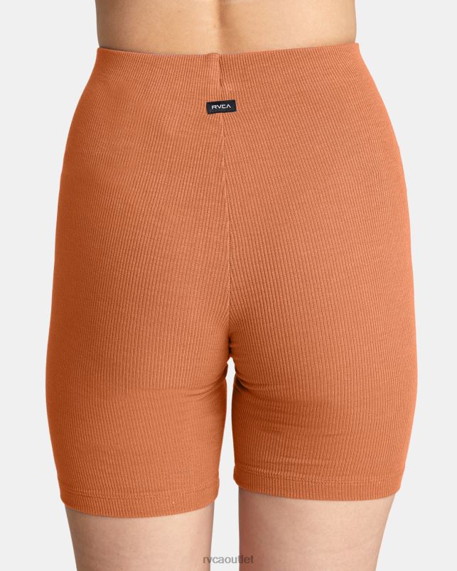 Clothing V84B1501 amber RVCA Women Push It Bike Shorts