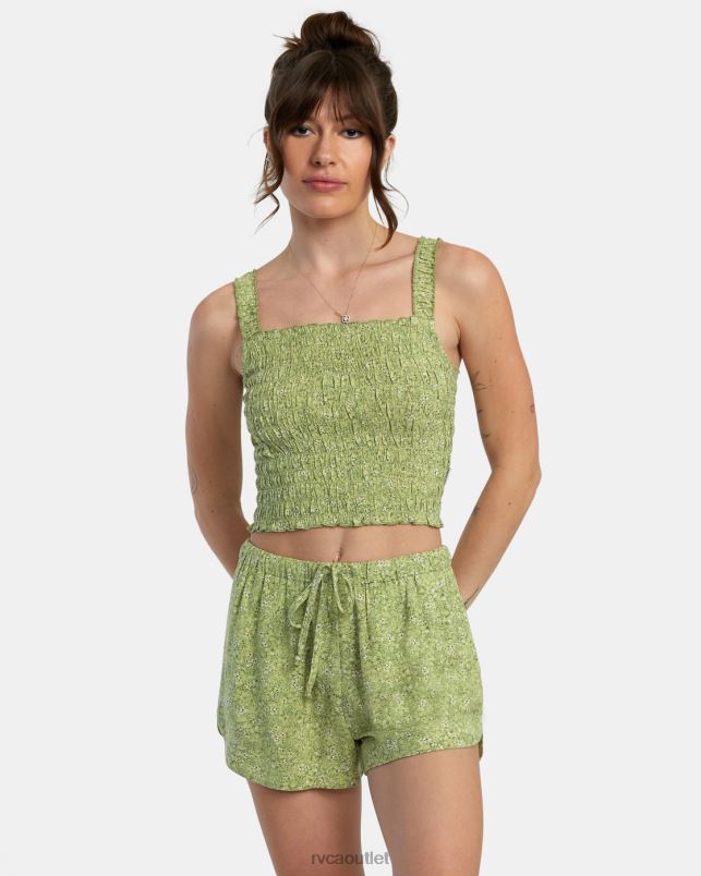 Clothing V84B1545 fern RVCA Women New Yume Drawcord Shorts