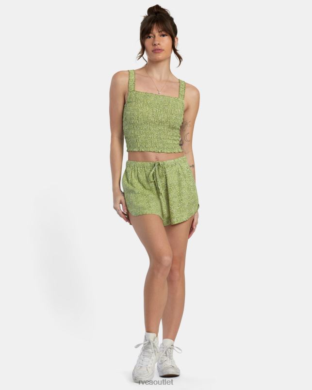 Clothing V84B1545 fern RVCA Women New Yume Drawcord Shorts
