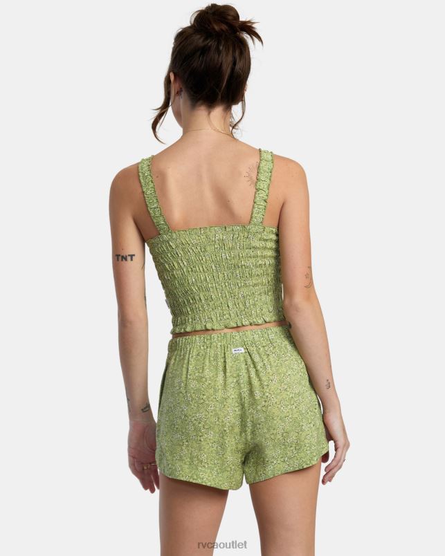 Clothing V84B1545 fern RVCA Women New Yume Drawcord Shorts