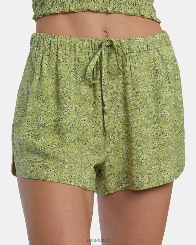 Clothing V84B1545 fern RVCA Women New Yume Drawcord Shorts