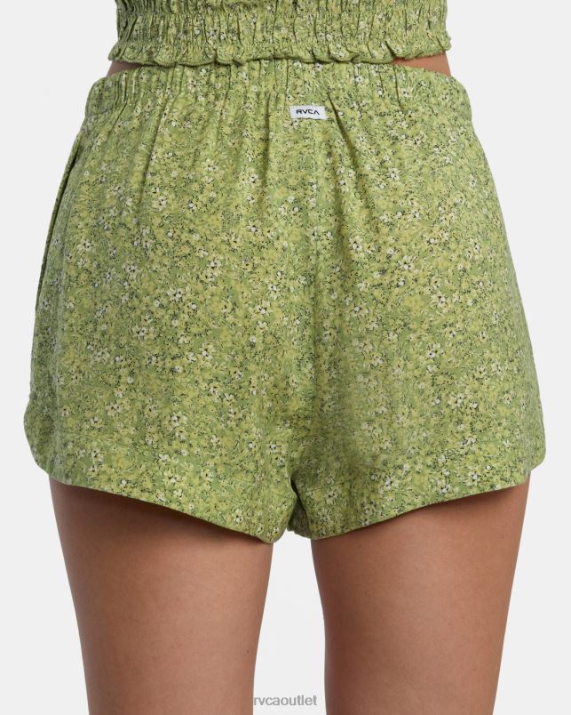 Clothing V84B1545 fern RVCA Women New Yume Drawcord Shorts