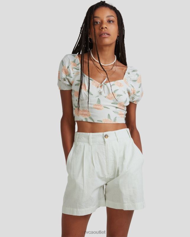 Clothing V84B1555 pistachio RVCA Women Yacht Club Short Shorts