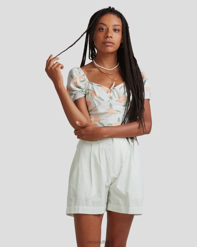 Clothing V84B1555 pistachio RVCA Women Yacht Club Short Shorts