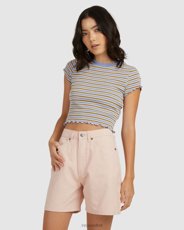 Clothing V84B1591 blush RVCA Women Coco Short Shorts
