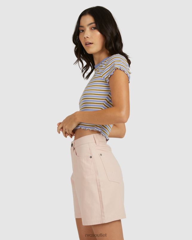 Clothing V84B1591 blush RVCA Women Coco Short Shorts