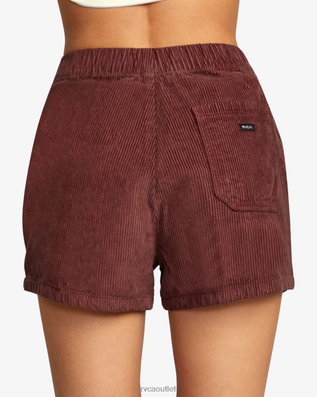 Clothing V84B1677 espresso RVCA Women Daylight Corduroy Shorts