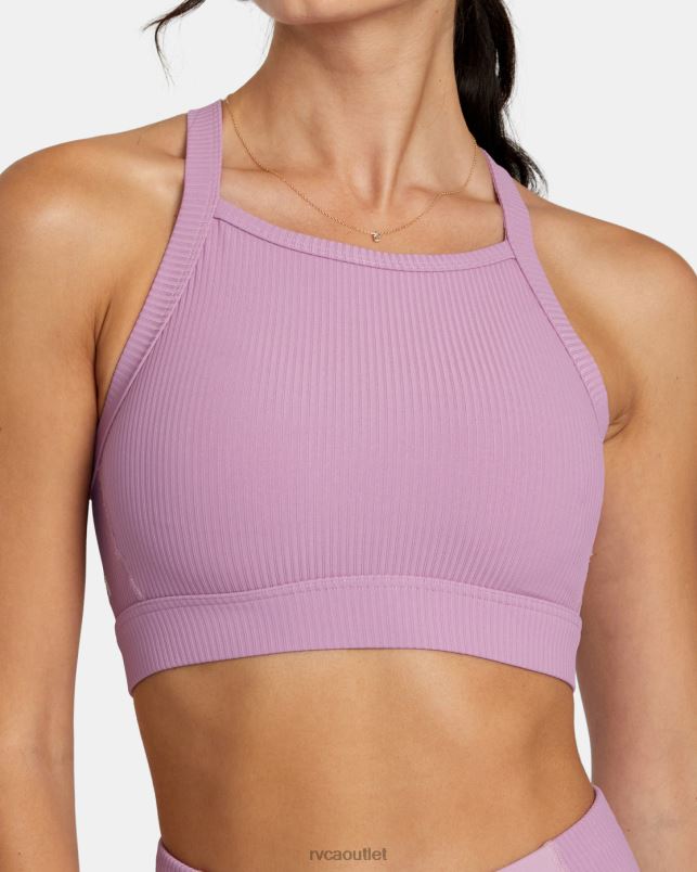 Clothing V84B1104 lilac RVCA Women VA Essential High Impact Sports Bra