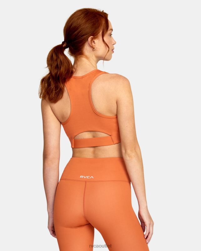 Clothing V84B1549 cocoa RVCA Women VA Essential Sports Bra