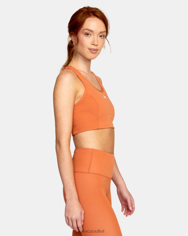 Clothing V84B1549 cocoa RVCA Women VA Essential Sports Bra