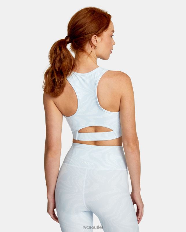Clothing V84B1643 strata sky RVCA Women VA Essential Sports Bra