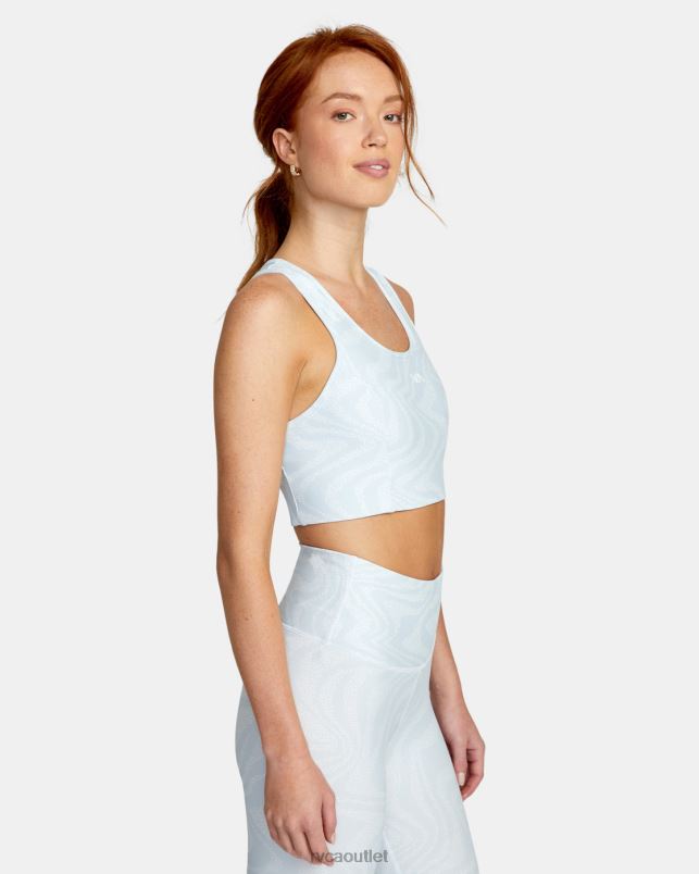 Clothing V84B1643 strata sky RVCA Women VA Essential Sports Bra