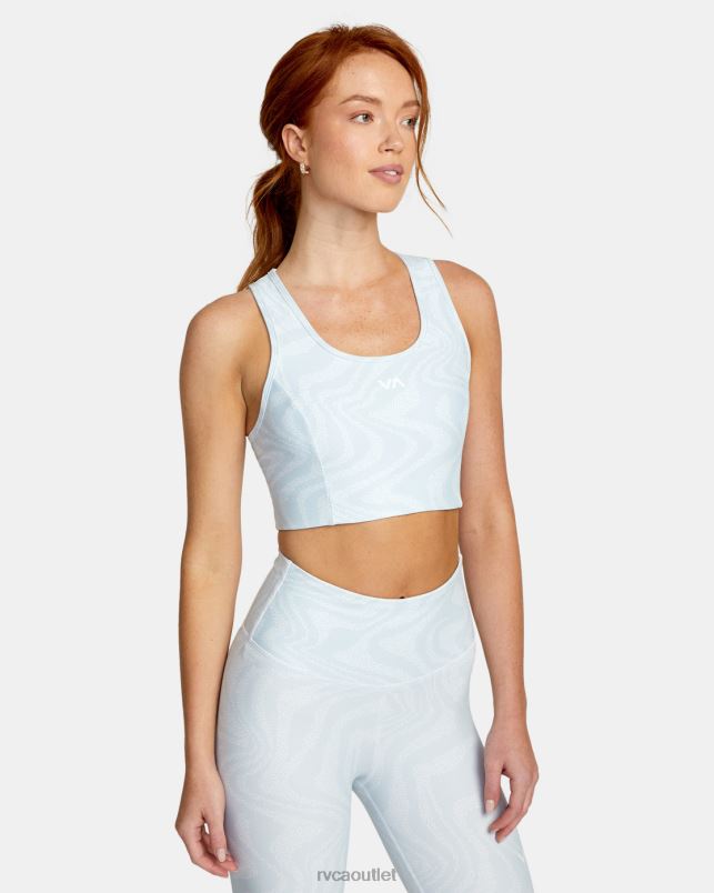 Clothing V84B1643 strata sky RVCA Women VA Essential Sports Bra