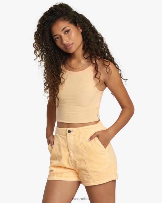 Clothing V84B1079 melon RVCA Women Slide Tank Top